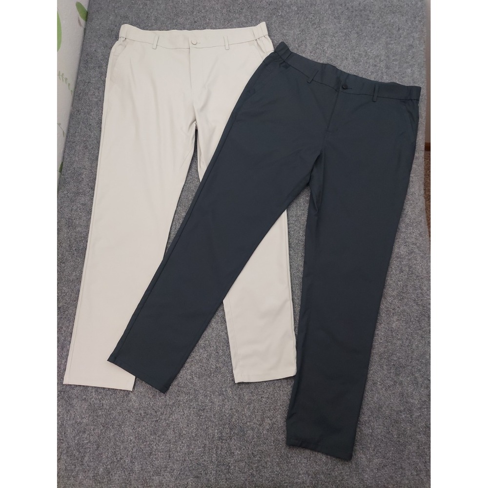 Lot 2 Jack Archer Jetsetter Pants Mens 36x32 Deep Blue Gray Performance Golf